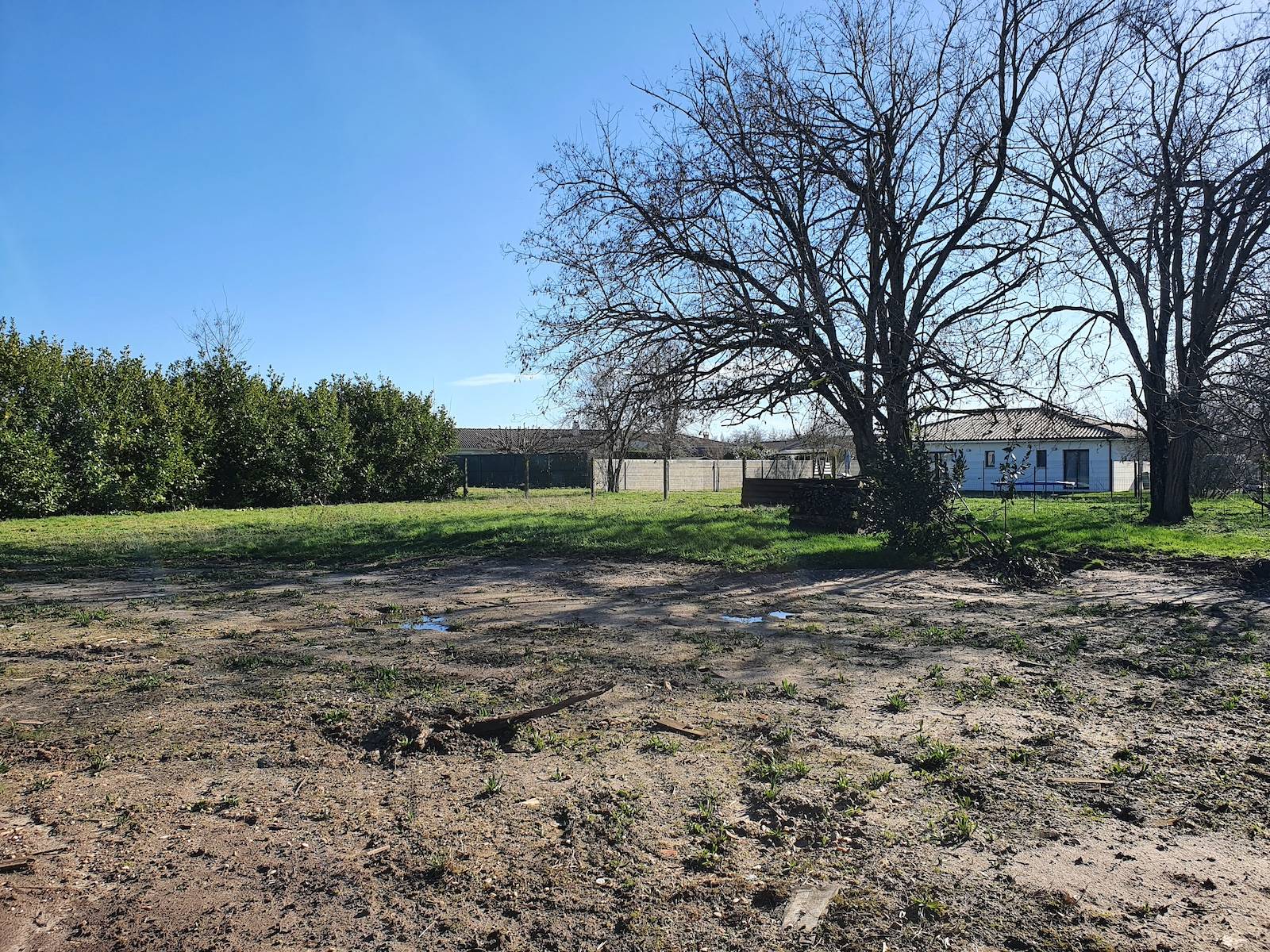 Terrain viabilisé en Gironde pour maison en bois