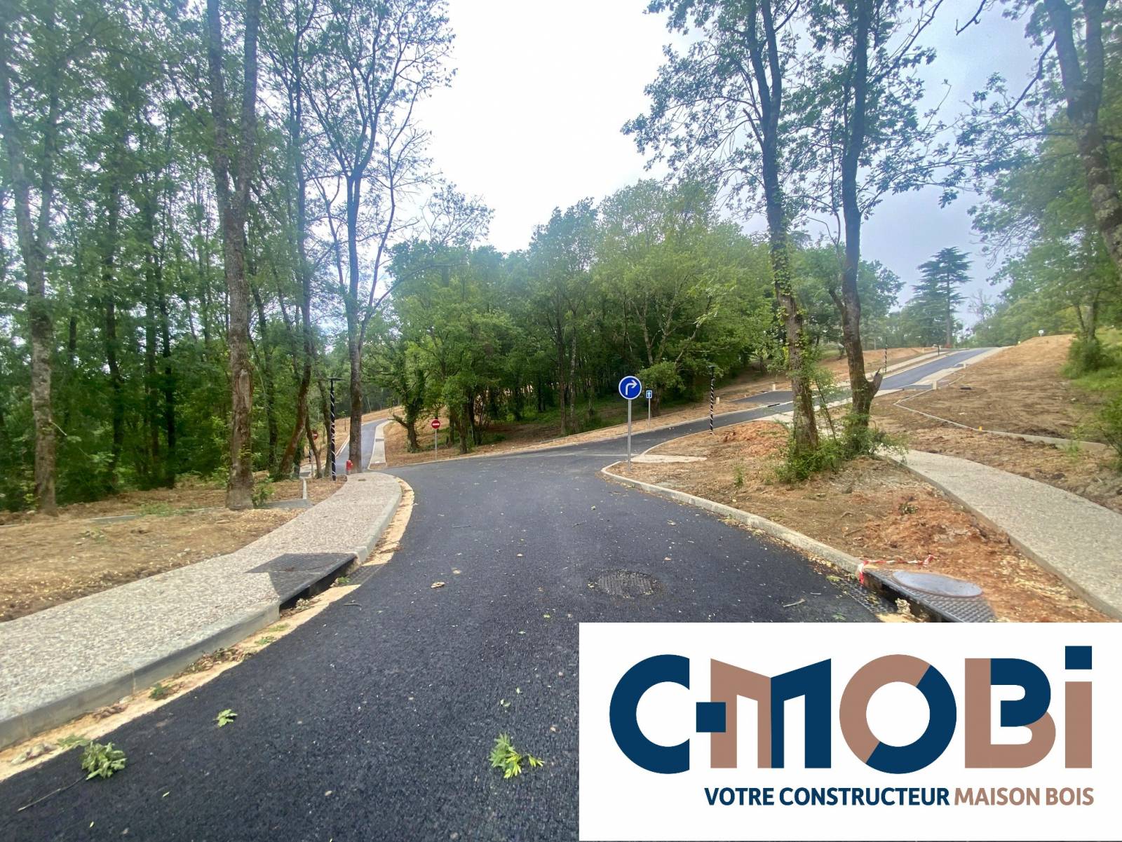 Charmant terrain constructible à Bouliac pour projet de maison contemporaine en bois