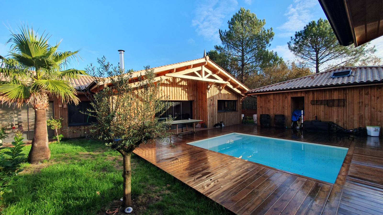 Maison ossature bois à Lacanau en Gironde