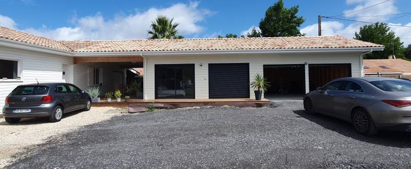 Réalisation d’une extension sur une maison à ossature bois en Gironde 