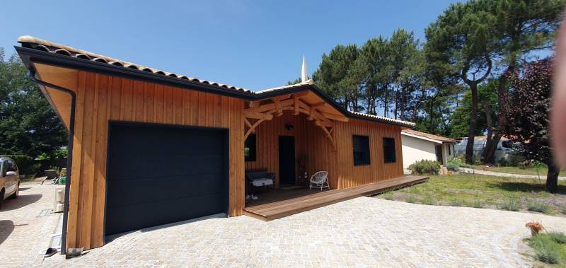 Arès : Construction bois sur le Bassin d'Arcachon