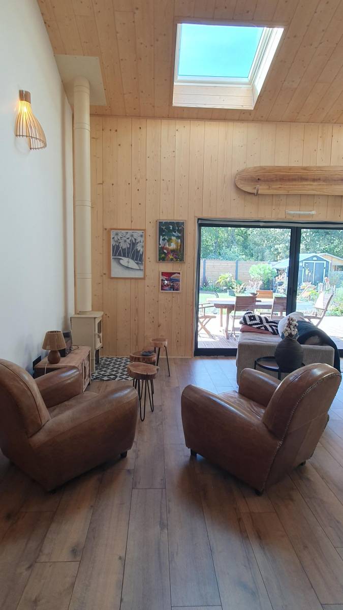 Ventilation naturelle dans une maison ossature bois avec Velux