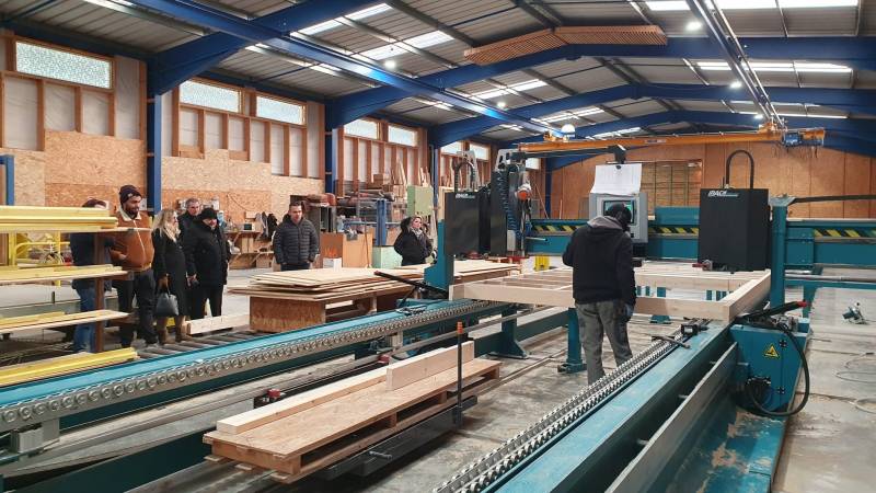 L’équipe C-MOBI visite les usines de son partenaire « GARDAREIN à Pazayac » 