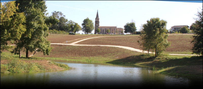 Terrain pas cher à Montussan pour construction de maison traditionnelle en ossature bois