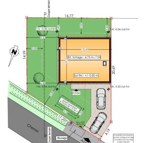Permis accepté sur un terrain disponible à Salaunes