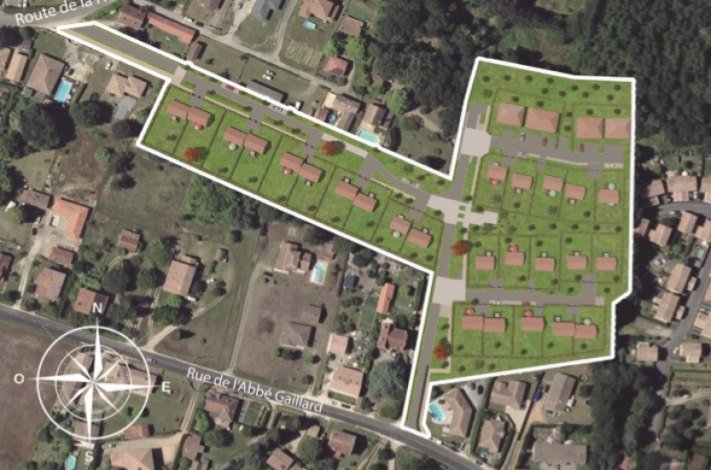 Construire une maison en bois sur un terrain viabilisé dans la commune de Belin-Béliet