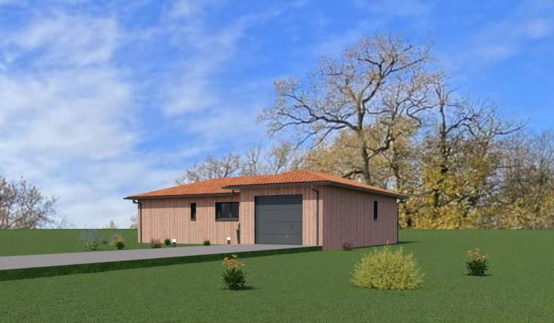 Vivre au calme dans une maison en bois à Gradignan  