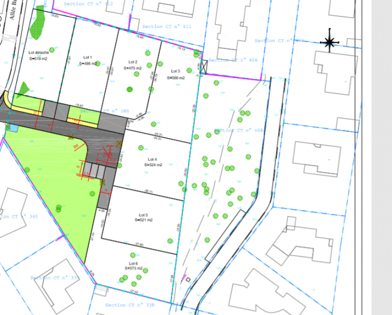 Terrain en lotissement à gujan mestras sur le bassin d'arcachon