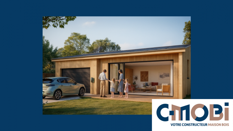 Maison ossature bois en Gironde