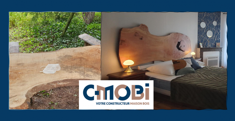 Idée décoration tête de lit en bois de récupération