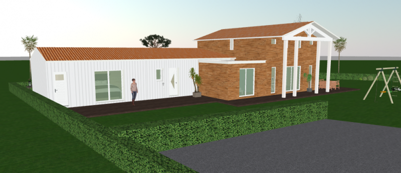 Agrandissement de maison bois  personnalisé  sur mesure en Gironde: devis gratuit 